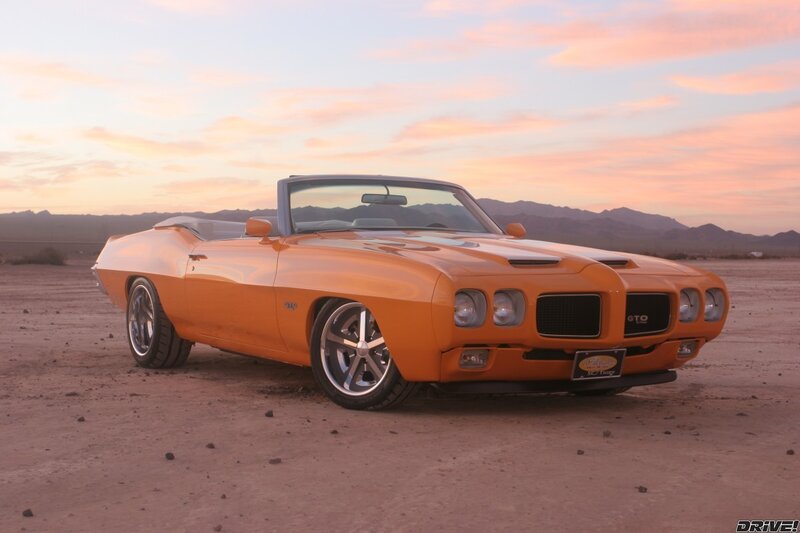 Orange Convertible Car — Serene