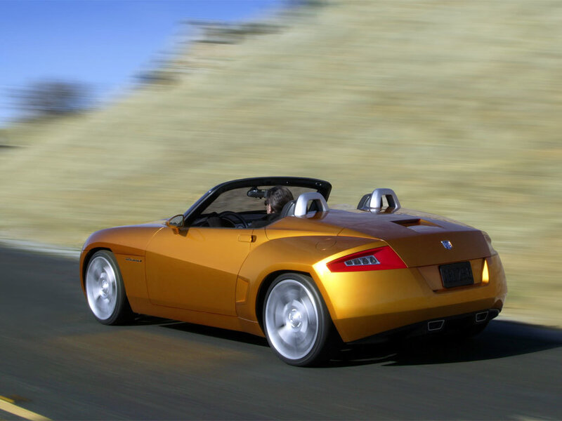 Orange convertible sports car