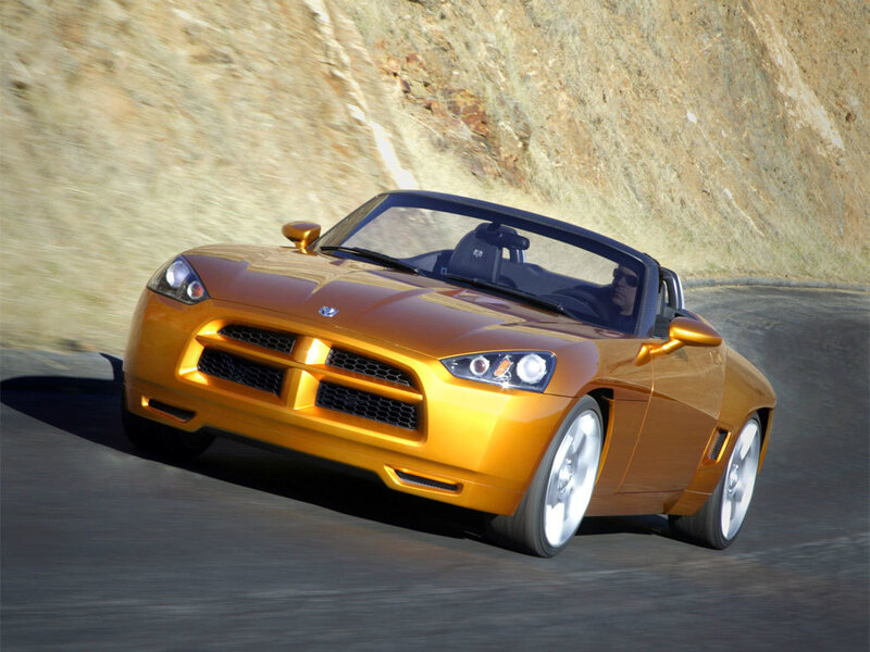 Orange convertible sports car