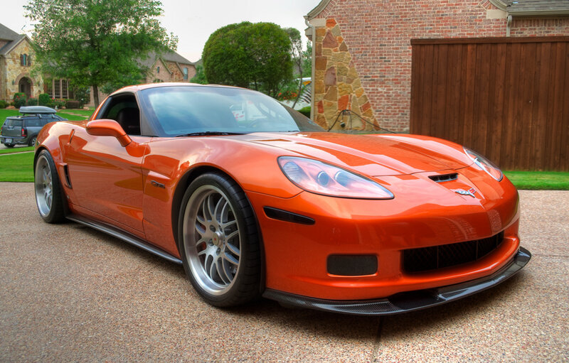 Orange Corvette C6 — Calm