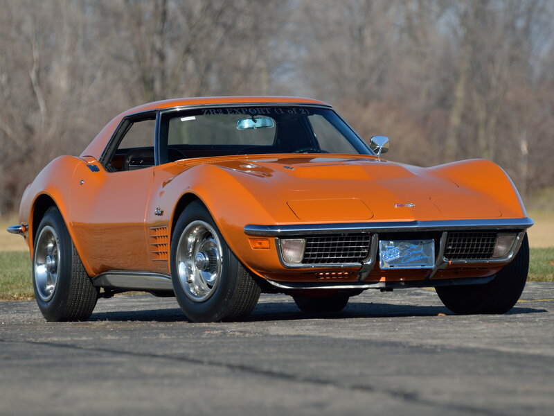Orange Corvette Car — Calm