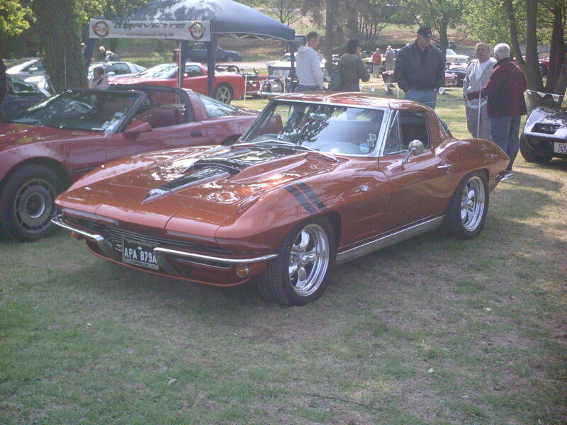 Orange Corvette Car