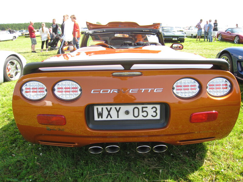 Orange Corvette Convertible