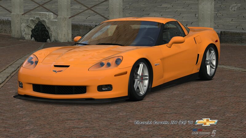 Orange Corvette Z06