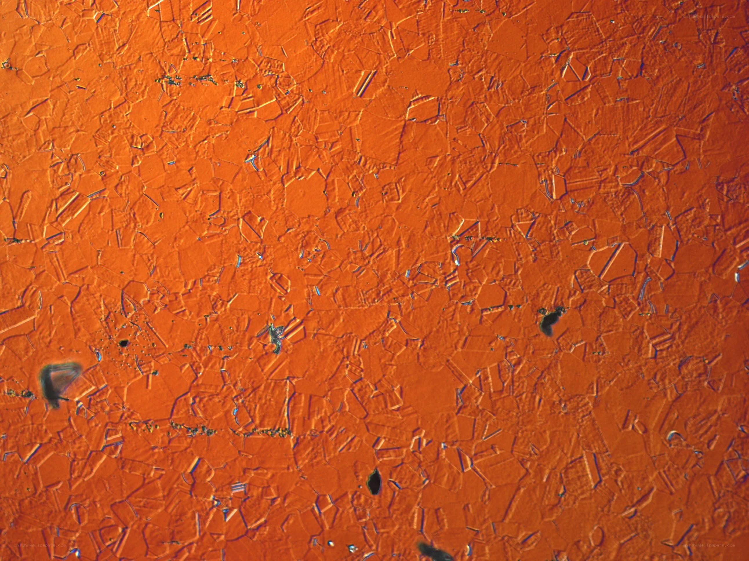 orange crystalline texture