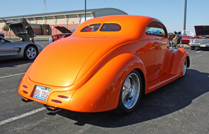 Orange Custom Car — Bright
