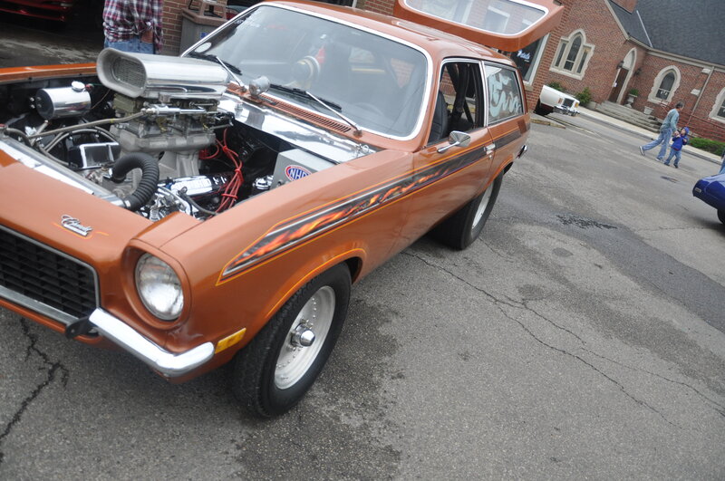 Orange Custom Car — Brown, Casual