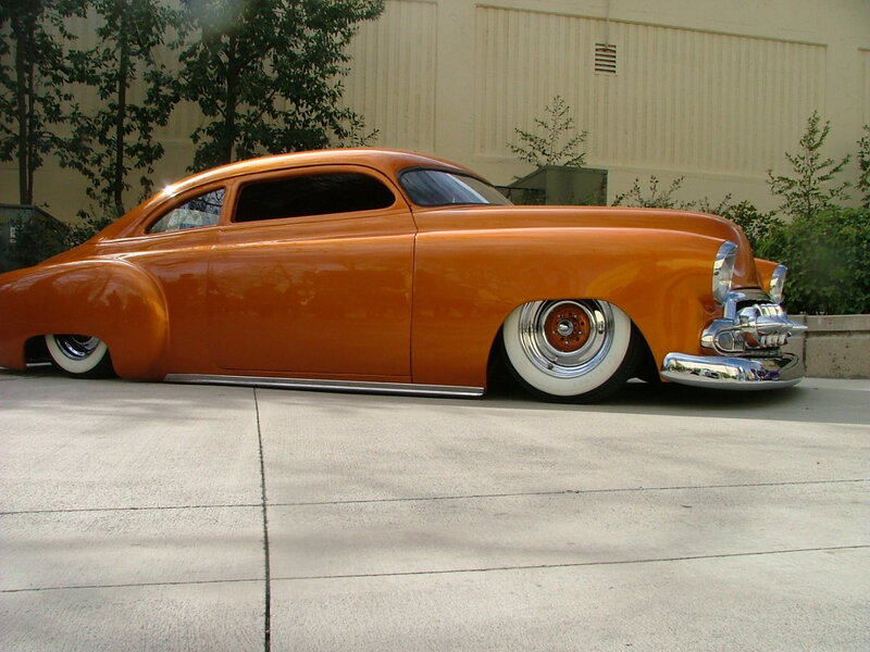 Orange Custom Car — Calm, Afternoon
