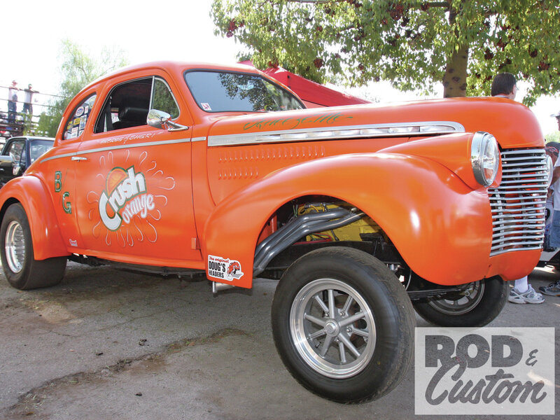 Orange Custom Car — Outdoor, Afternoon, Photograph, Tree