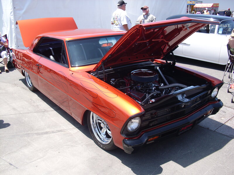 Orange Custom Car — Outdoor