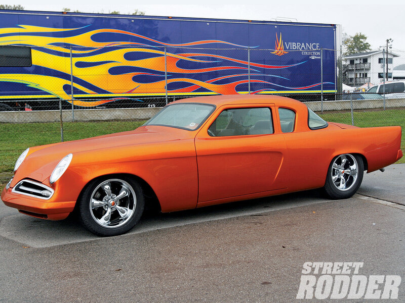Orange Custom Car — Showcase, Afternoon