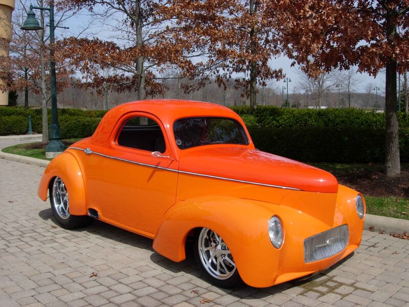Orange Custom Coupe