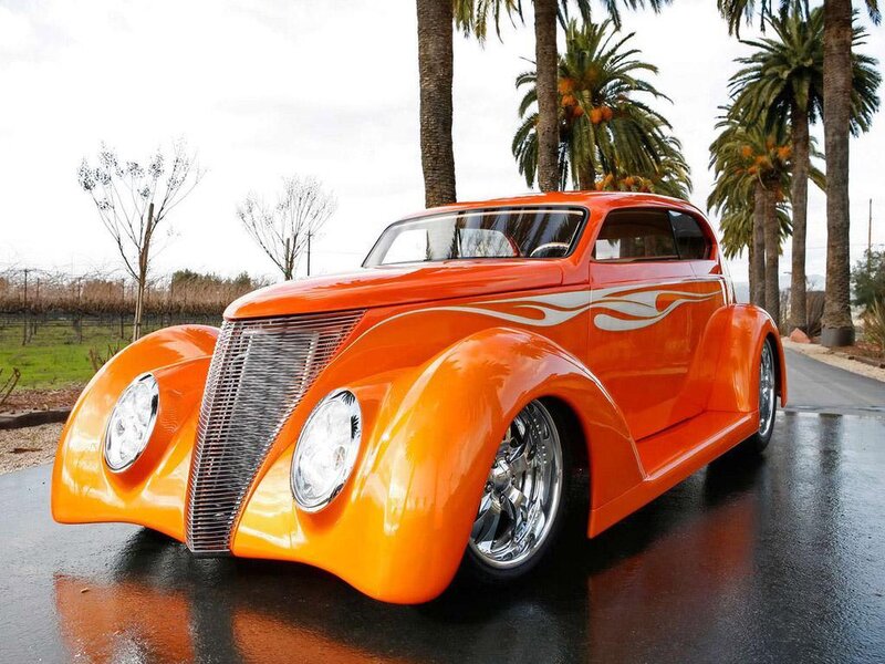 Orange Custom Hot Rod — Calm