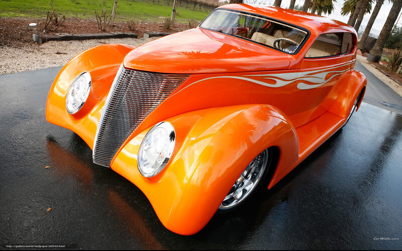 Orange Custom Hot Rod — Showcase, Afternoon