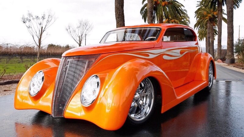 Orange Custom Hot Rod — Showcase, Photograph