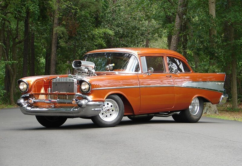Orange Custom Hot Rod