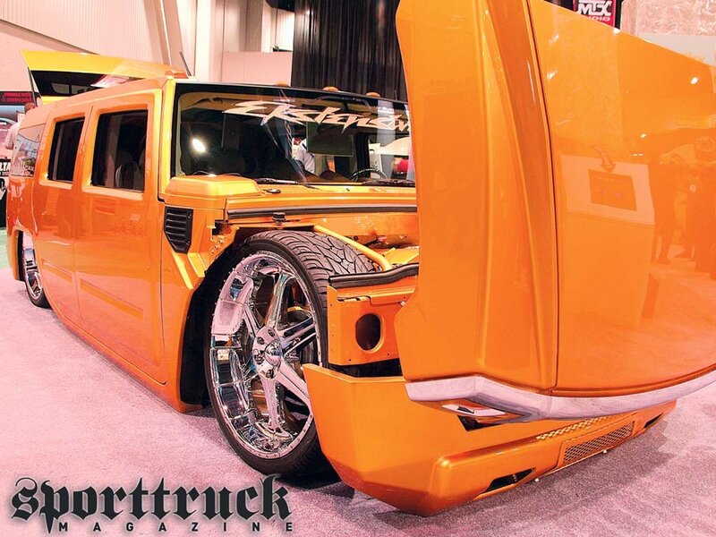 Orange Custom Hummer