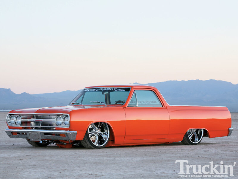 Orange Custom Pickup Truck — Serene