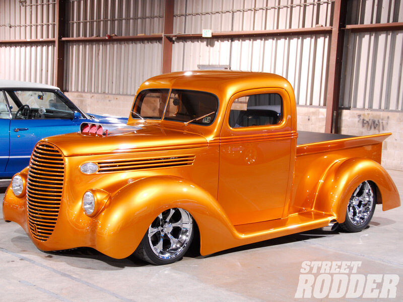 Orange Custom Pickup Truck — Showcase