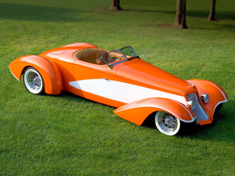 Orange Custom Roadster
