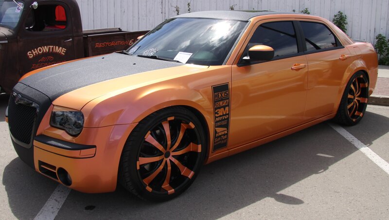 Orange Custom Sedan — Neutral