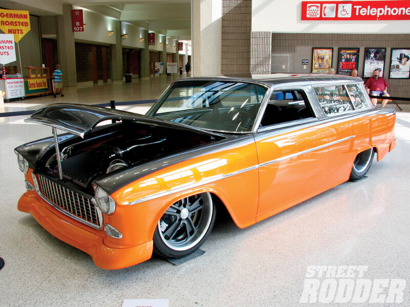 Orange Custom Station Wagon