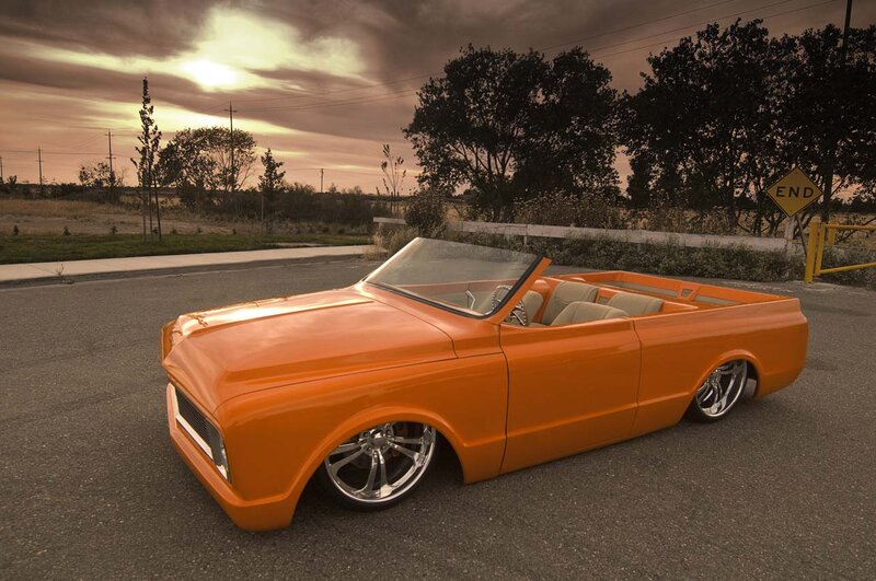 Orange Custom Truck