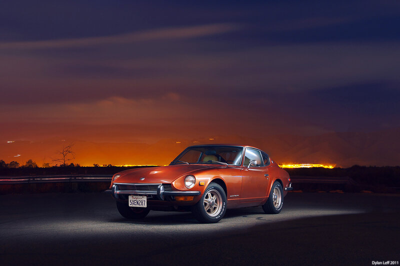 Orange Datsun 240z Car