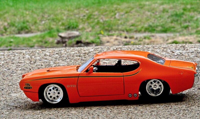 Orange Die-cast Car — Calm