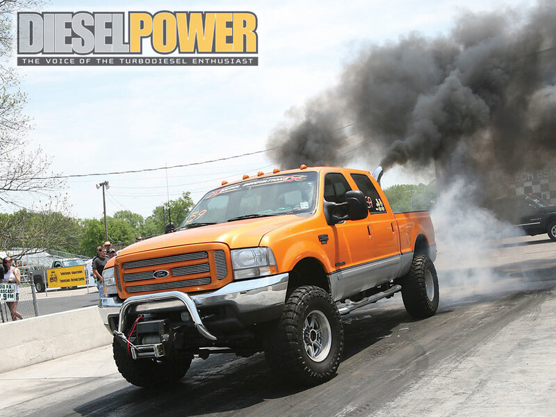 Orange Diesel Truck