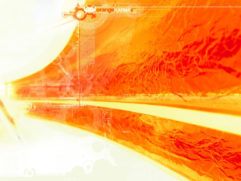 orange digital abstract background