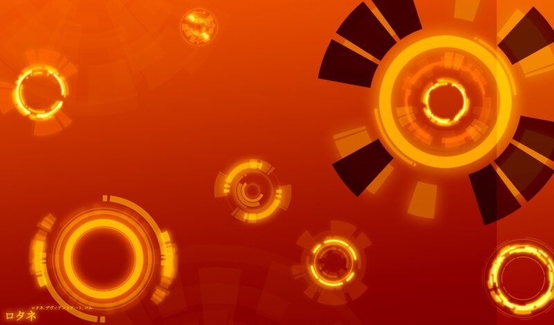 orange digital interface background