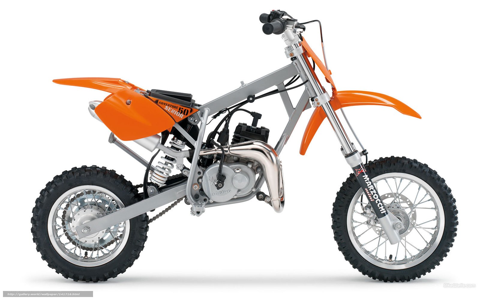 orange dirt bike motorcycle