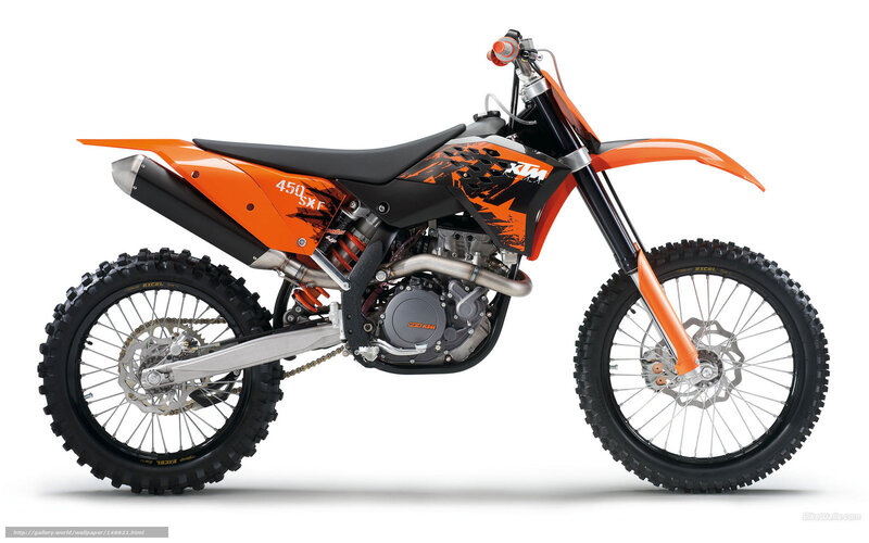 Orange Dirt Bike — Neutral, Photograph, Motorcycle, Seat