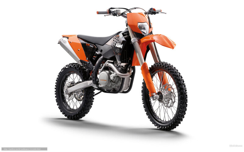 Orange Dirt Bike — Neutral