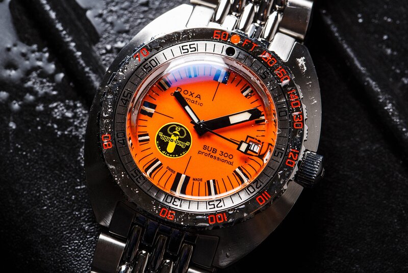 Orange Dive Watch