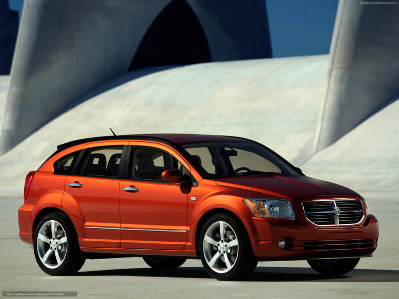 Orange Dodge Caliber car