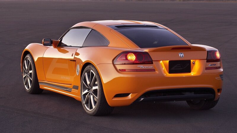 Orange Dodge Circuit EV