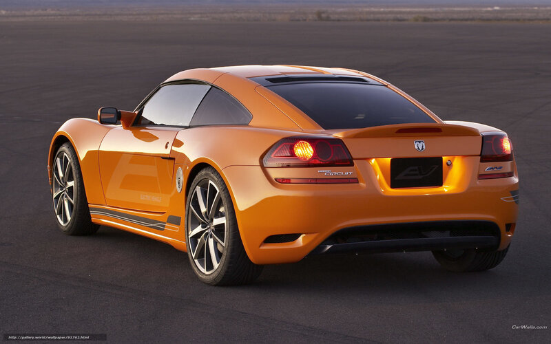 Orange Dodge Circuit EV