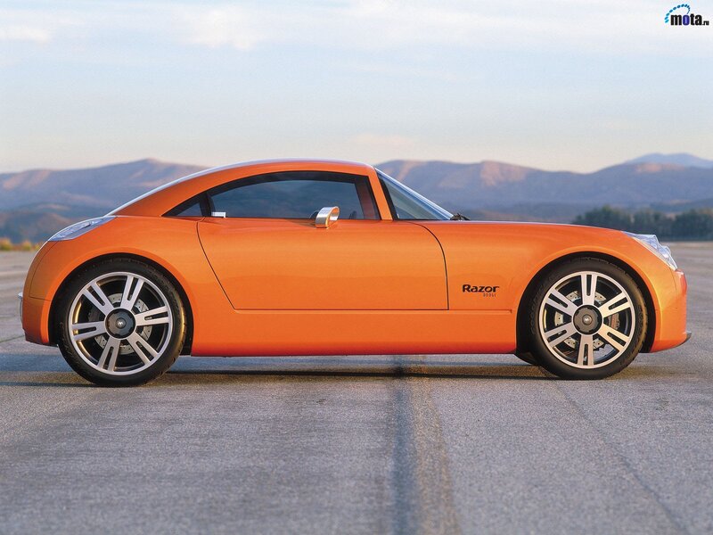 Orange Dodge Razor concept car