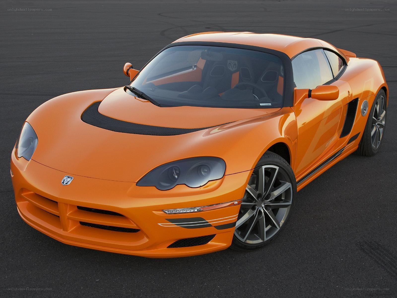 Orange Dodge Viper Concept