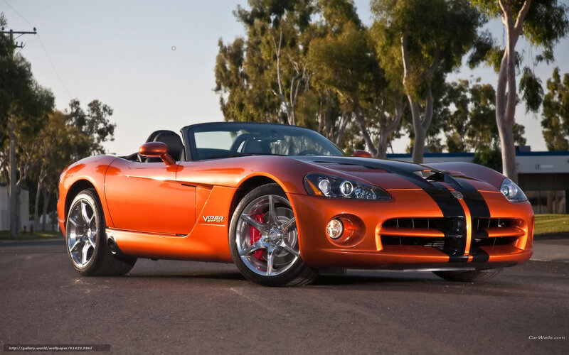Orange Dodge Viper