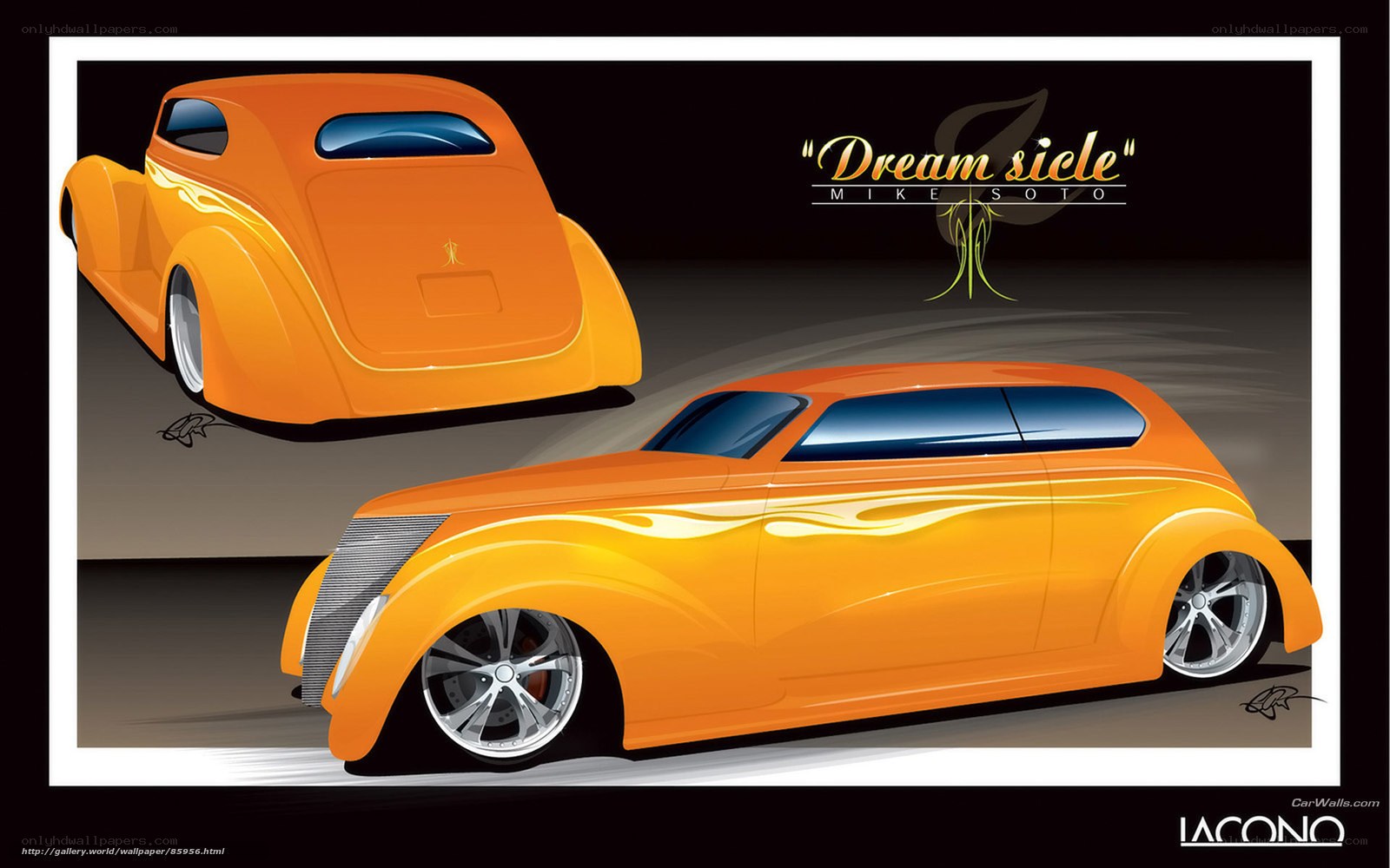 Orange Dream Sicle Car Design