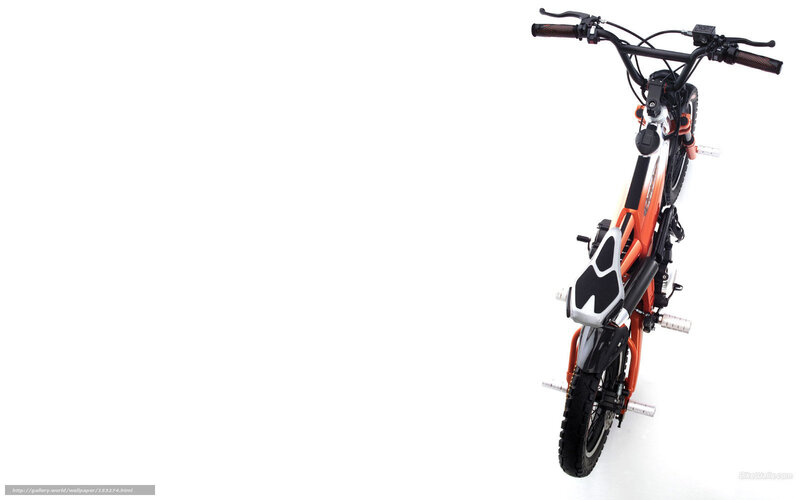 orange electric bicycle