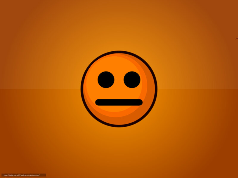 orange emoji on orange background