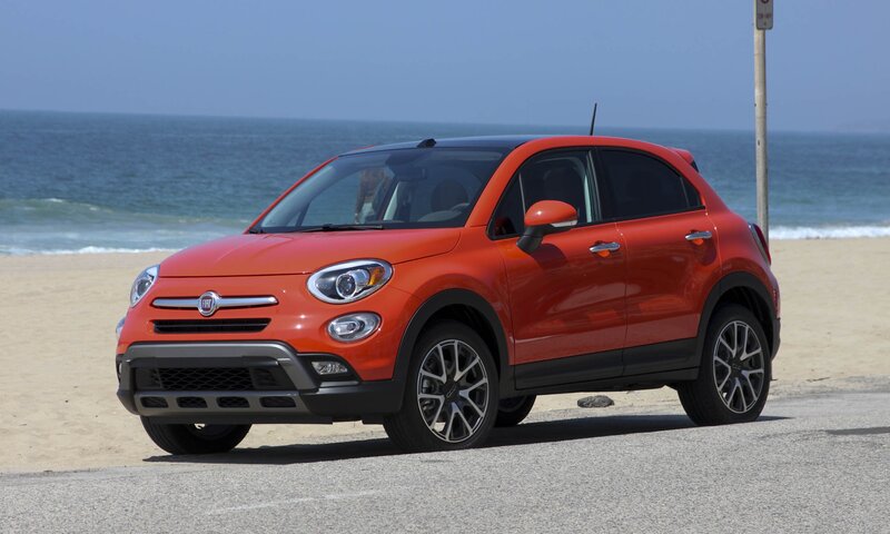 Orange Fiat 500x