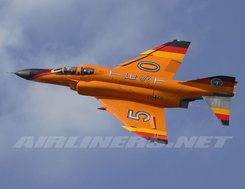 Orange Fighter Jet — Dynamic, Afternoon