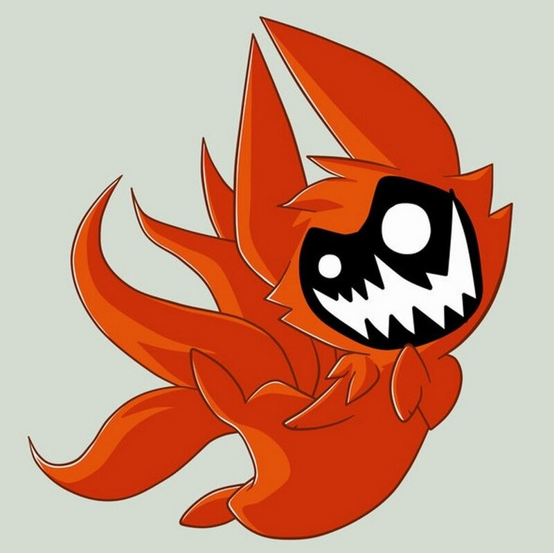 Orange Flame Creature