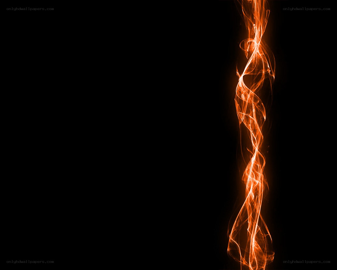 orange flame swirl