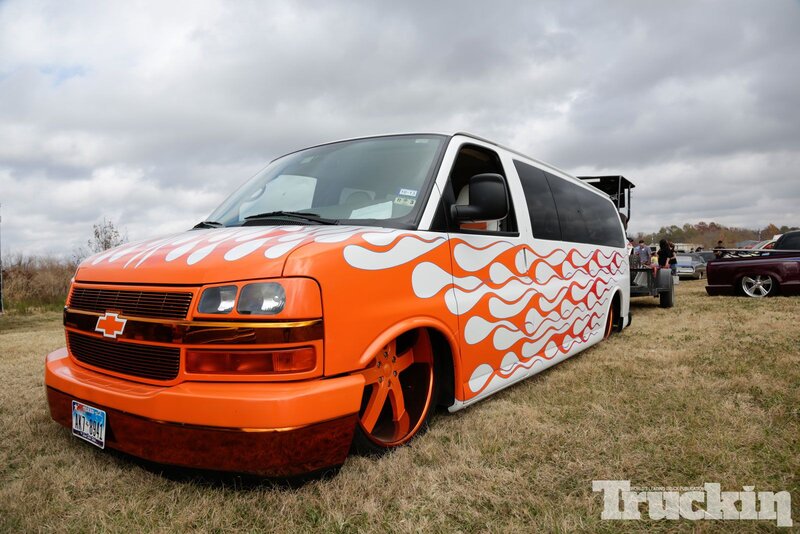 Orange Flame Van
